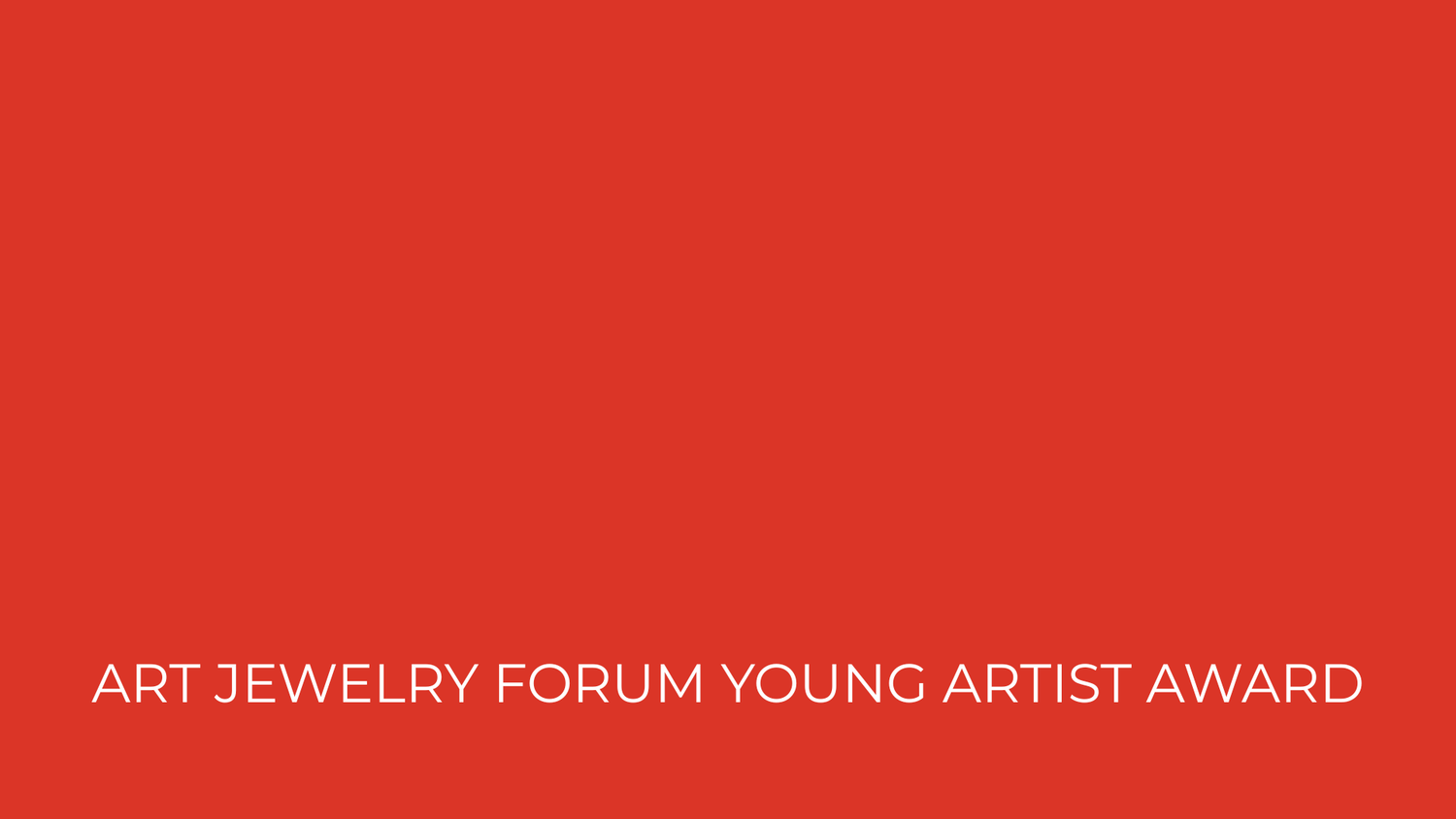 Call for Applications: AJF Young Artist Award 2026