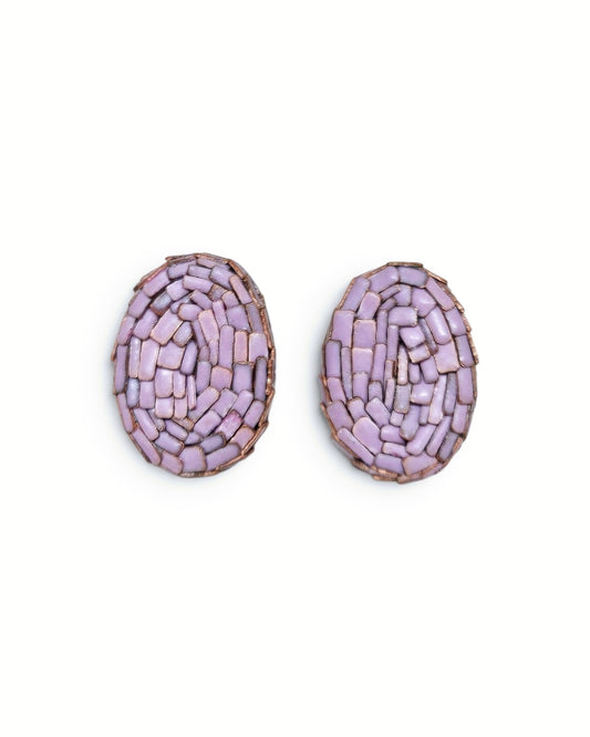 Enamelled earrings (No.2)